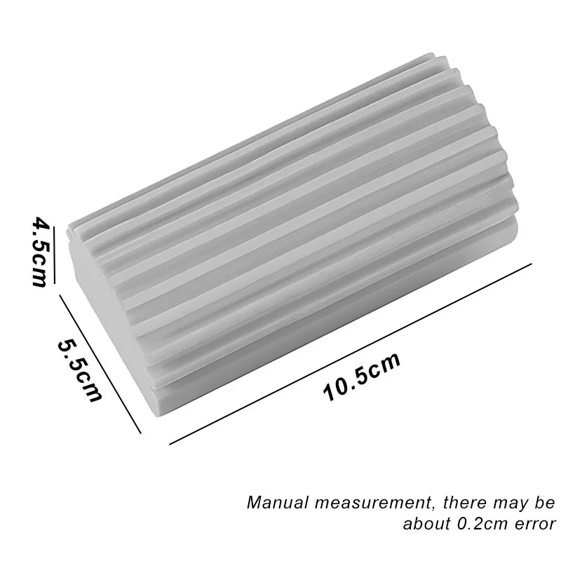Magische Staubreinigungsschwämme, PVA-Schwamm, feuchter Staubwedel zum Reinigen von Jalousien, Glas, Fußleisten, Lüftungsschlitzen, Geländern, Spiegeln, Fenstern 