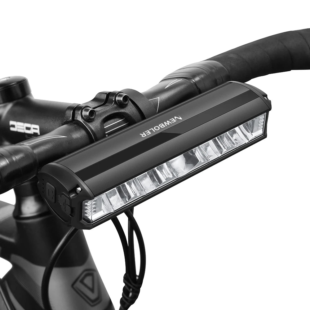 NEWBOLER Fahrradlicht vorne 10000 mAh Fahrradlicht 6000 Lumen wasserdichte Taschenlampe USB-Aufladung MTB Rennradlampe Zubehör 