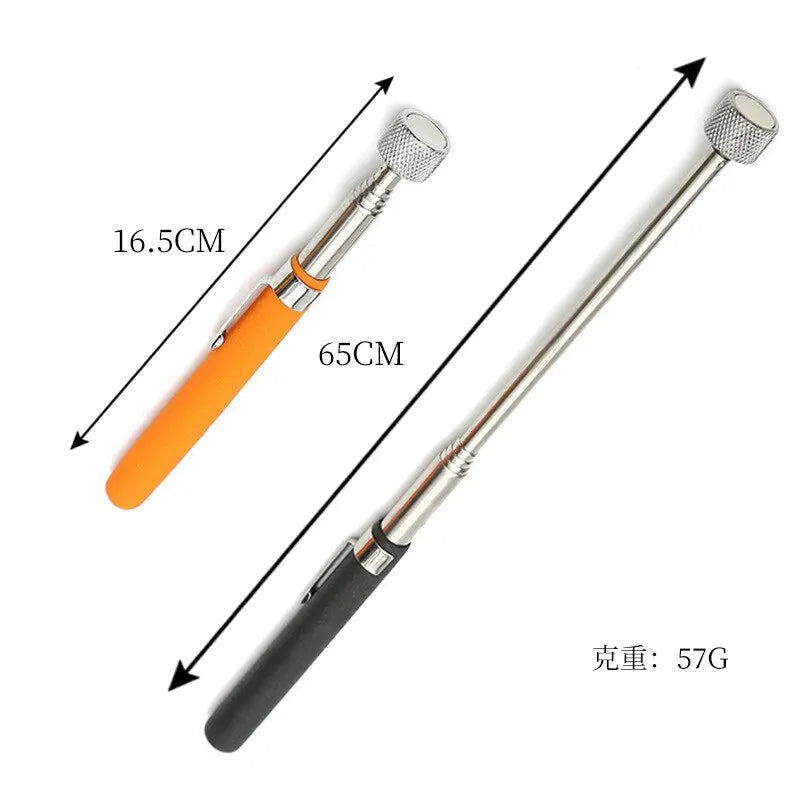 Telescopic Magnetic Pen 1pc 8lb Handy Tool Magnet Capacity for Picking Up Nut Bolt Adjustable Pickup Rod Stick