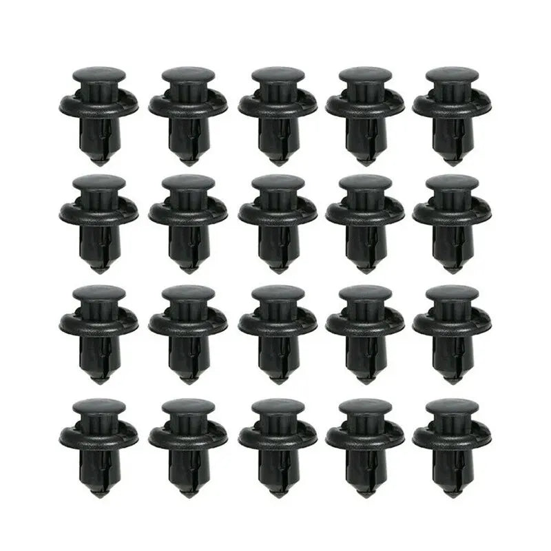 190PCS Set Car Universal Buckle 6 Models Size Fastenr Rivet Clamping Fastener Buckle Car Accessory ABS Material Fixed Screw