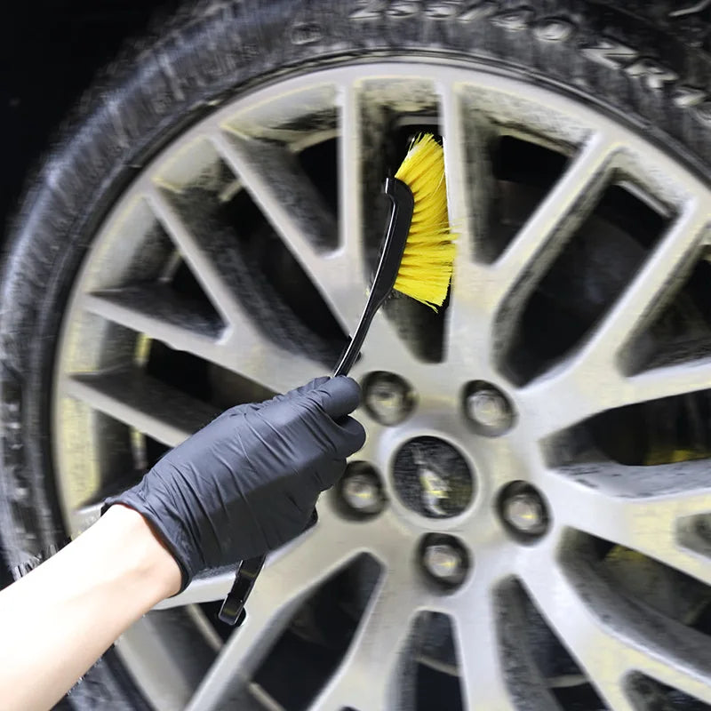 Car Tire Wheel Rim Cleaning Brush Detailing Brushes Wash Towel Kit Universal  Wheel Tire Cleaning Accessories