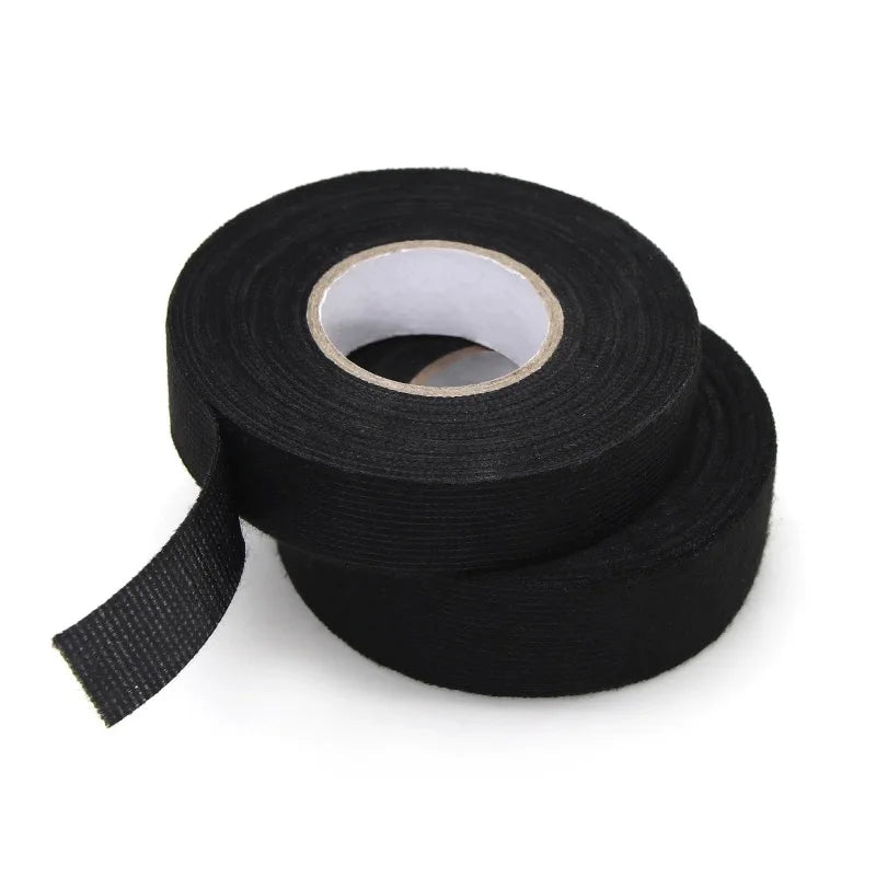 Electrical Tape Heat-resistant Harness Bundle Insulation Auto Wiring Fabric Cloth Wrap Waterproof Cable Organizer Adhesive Tapes - ToolFlx