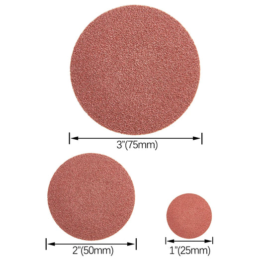 25/50/75mm Roll Lock R-Type Quick Change Discs Red Grain Sanding Disc Metal Surface Conditioning Die Grinder Accessories