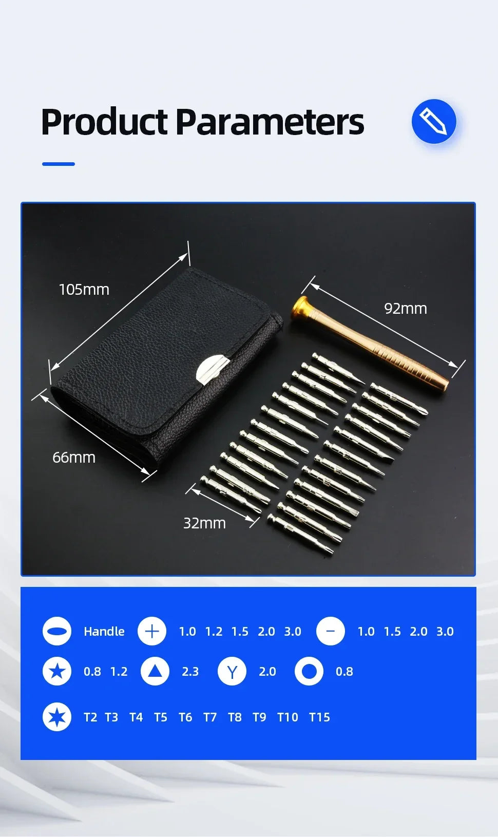 25 In 1 Screwdriver Set Magnetic Mini Precision Screwdriver Bit Set Opening Repair Tools Multifunctional Electronics Repair Tool