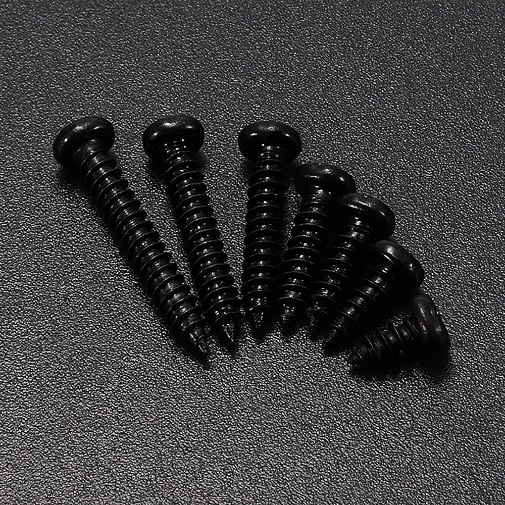 340/500pcs Pan Head Tapping Screw Cross Head M3/M4/M3.5/M4.8 Self Tapping Screw Set Assortment Kit Black Furniture Carbon Steel