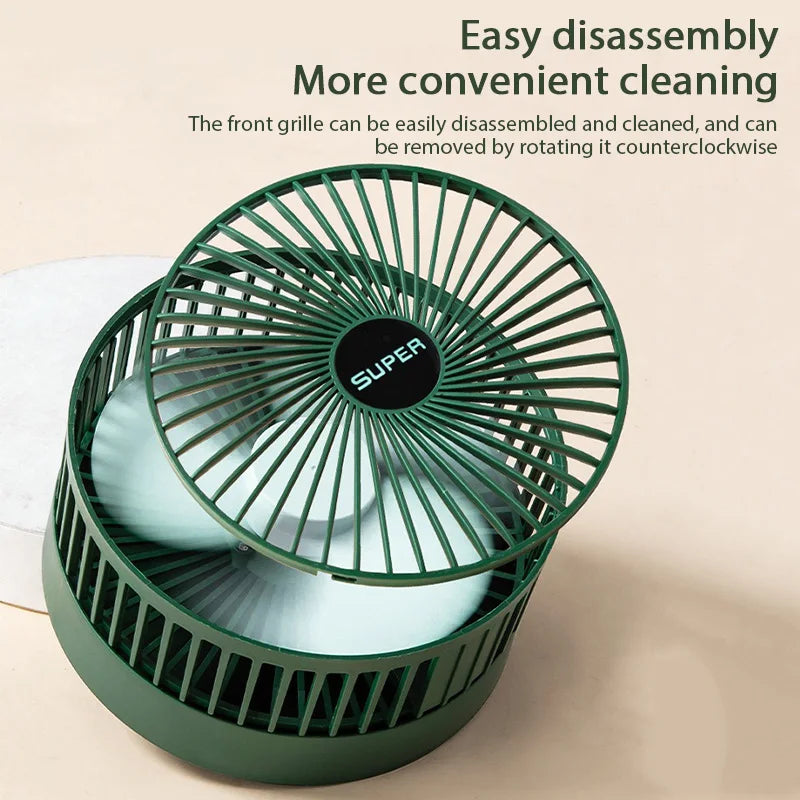 USB Foldable Electric Fan Cold air Portable Indoor Outdoor ventilador Mini Home Cooling Table Fan Camping Desktop Air Cooler fan