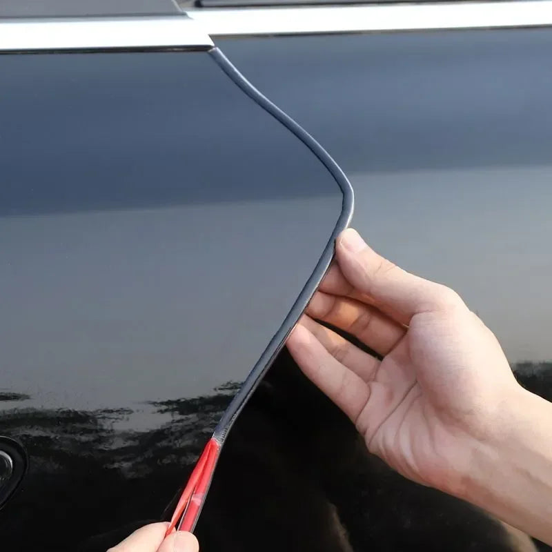 Universal Car Door Edge Guards Clear Rubber Seal Protector U Shape Edge Trim Car Door Edge Protection Fit for Sedans Trucks SUV