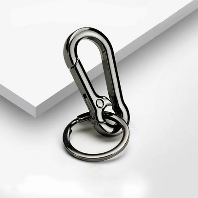 5 Stücke Kürbis Schnalle Schlüsselanhänger Kletterhaken Edelstahl Auto Starke Karabiner Form Schlüsselanhänger Zubehör Metall Schlüsselanhänger Ring 