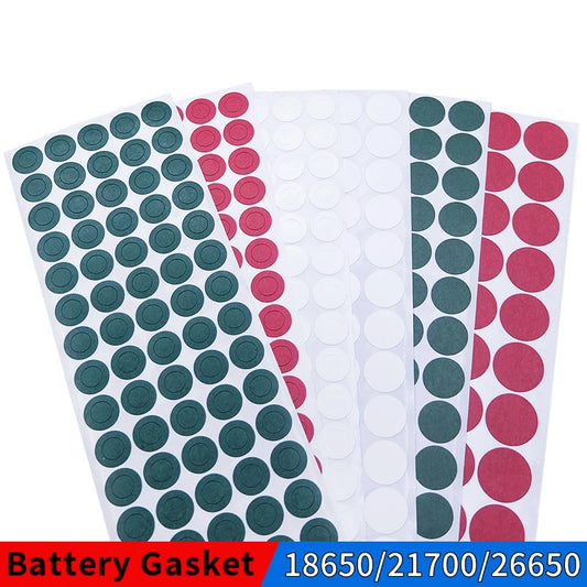 20/500pcs 18650 21700 26650 Li-ion Battery Insulation Gasket Pack Cell Barley Adhesive Paper Glue Fish Electrode Insulated Pads