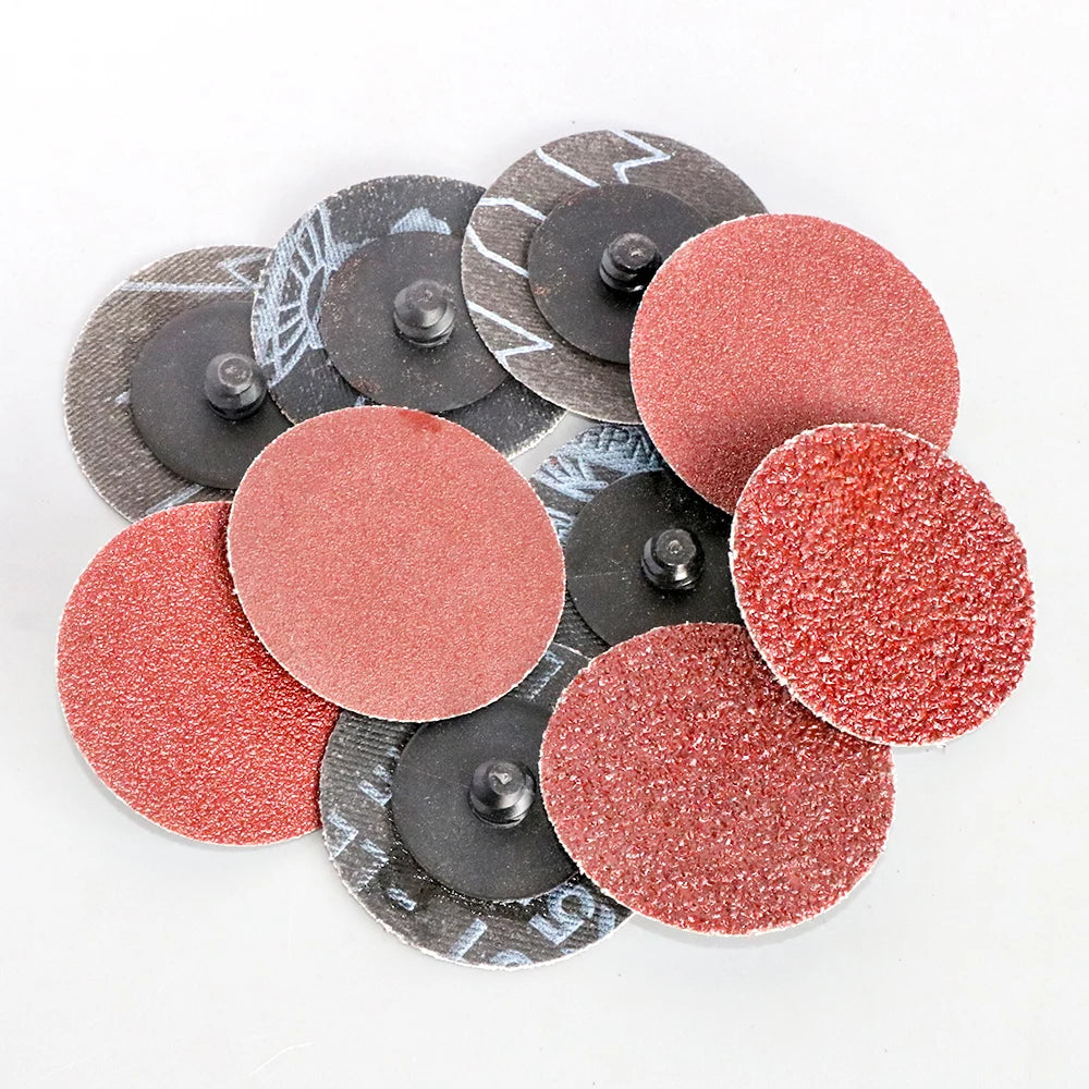 2" 50mm Roll Lock R-Type Quick Change Discs Grain Sanding Disc Metal Surface Conditioning Die Grinder Accessories