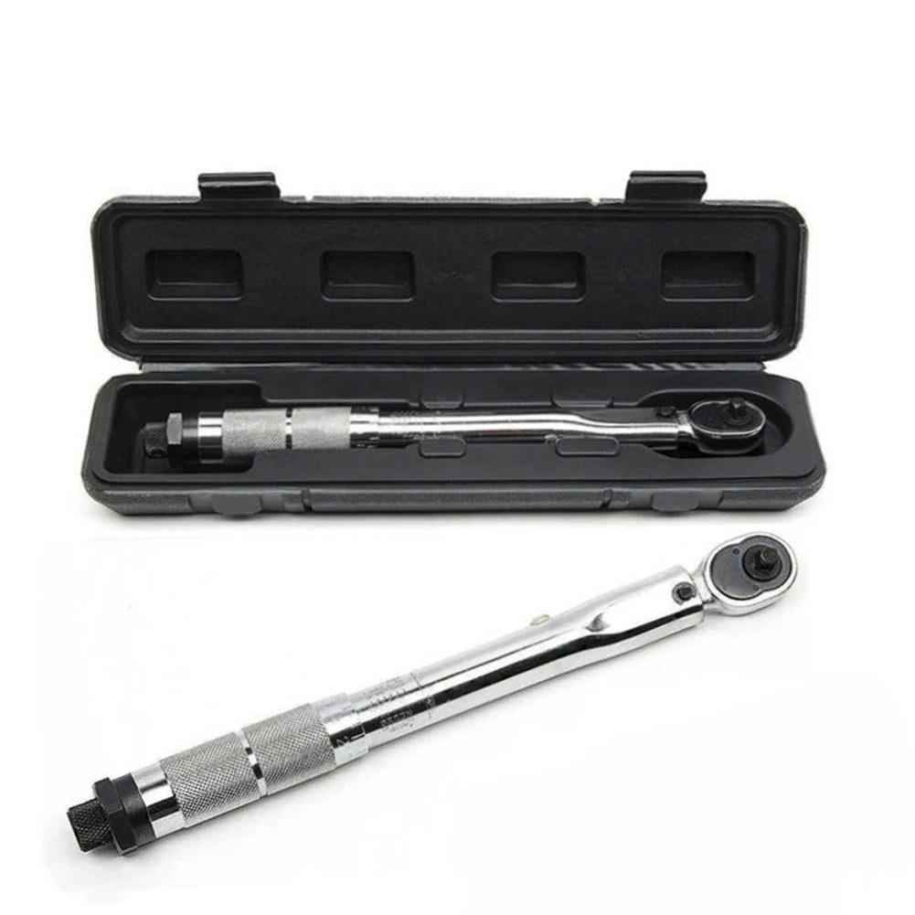 Ratchet Torque Wrench Square Drive 5-60N.m Reversible Ratchet Key 3/8 Inch Adjustable Torque Spanner Precise Preset Hand Tool