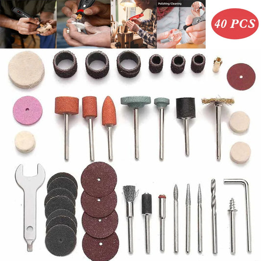 40--252Pcs Mini Electric Drill Multi Rotary Tool Accessories Set Grinding Polishing Rotating Polishing Kits For Dremel Accessory