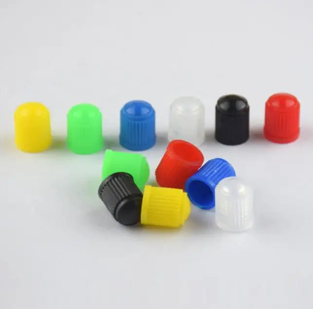 Tire Valve Dust Caps Stem Covers Plastic Car Wheel Tire Valve Tyre Stem Air Caps Auto Bike Bicycle Truck Motorcycle Accessories