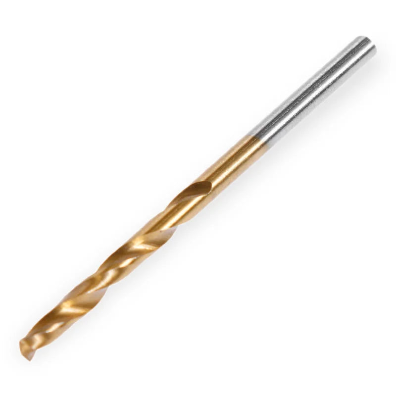 50pcs High Speed Steel Ti-plated Twist Bit Titanium Coated Drill Bits Tool High Quality Power Tools 1mm 1.5mm 2mm 2.5mm 3mm