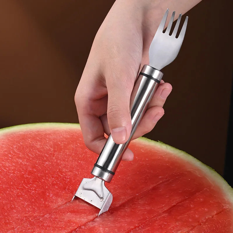 Stainless Steel Windmill Watermelon Cutter Artifact Salad Fruit Slicer Cutter Tool Watermelon Digger Kitchen Accessories Gadgets