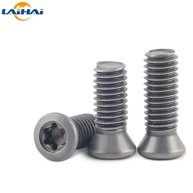 20Pcs M2 M2.2 M2.5 M3 M3.5 M4 M5 M6 grade 12.9 Insert Torx Screw Replaces Carbide Inserts CNC Accessories Lathe Tool