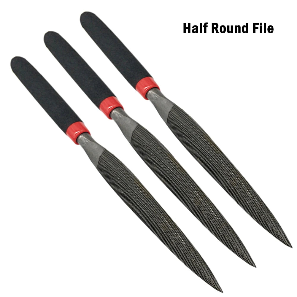 Small Steel Files Needle Flat File for Stone Glass Metal Carving Craft Needle Filing Woodworking Hand Tool Set Carpentry Tools