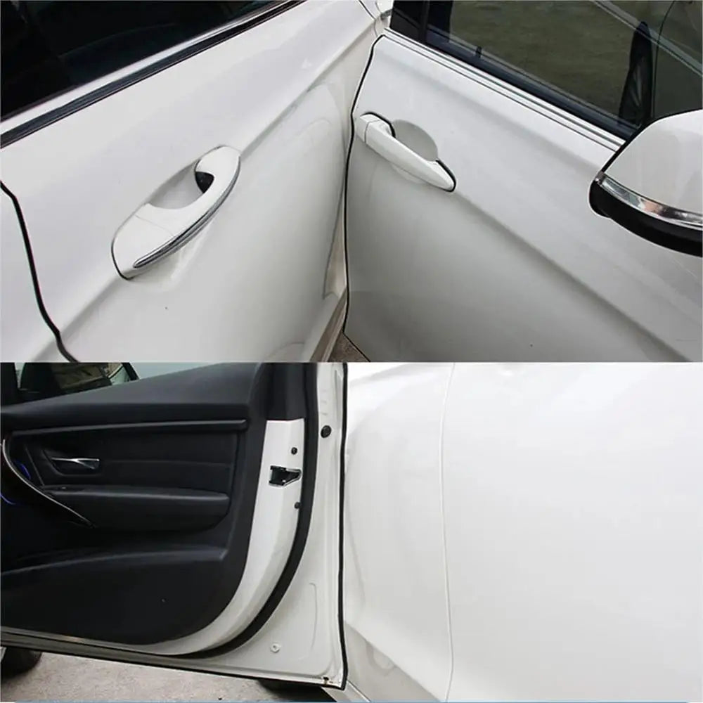 2M/5M Car Door Protector Rubber Anti-Scratch Seal Protector Car Door Soundproof And Guard Strip Door Bottom Anti-collision Strip