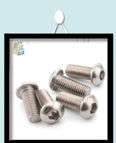 M2 M2.5 M3 M4 M5 M6 M8 M10 Grade 10.9 Alloy Steel Screws Hex Socket Round Head Cap Black Screw Furniture Fastener Bolt