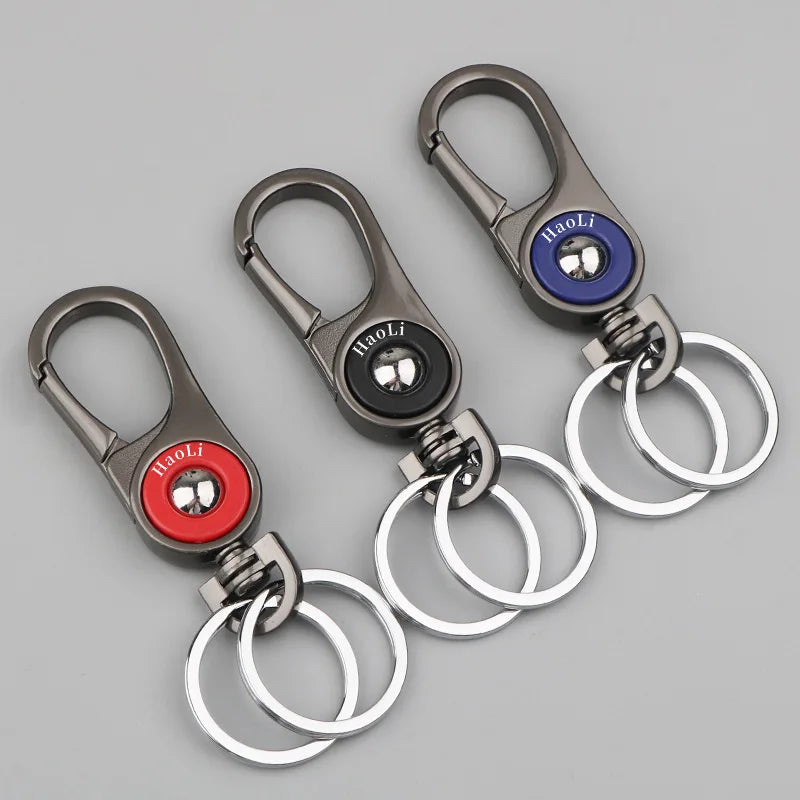 Porte-clés mousqueton en titane porte-clés EDC porte-clés boucle crochet porte-clés de voiture en titane créatif avec tire-bouchon porte-clés pendentif cadeau pour homme 