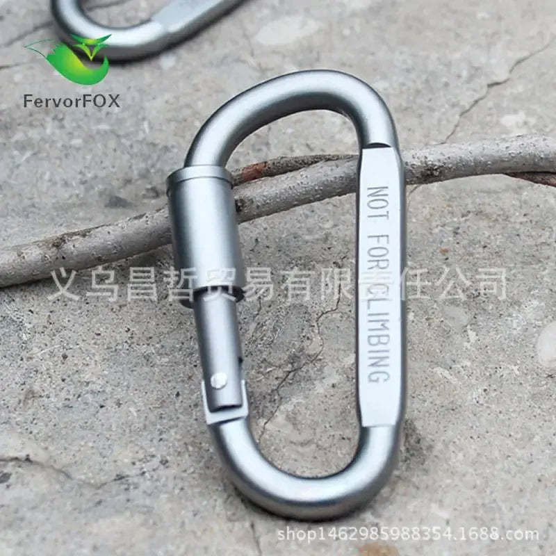 4PCS Karabiner Set Für Schlüssel Camping Überleben EDC Outdoor Keychain Clip Legierung Aluminium Taktische Caribiner Haken Karabiner 