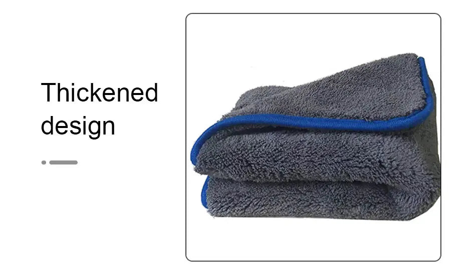 SEAMETAL 1200GSM Car Wash Microfiber Towel 40x40cm Car Detailing Drying Auto Washing Cloth Micro Fiber Rags for Car Accessories