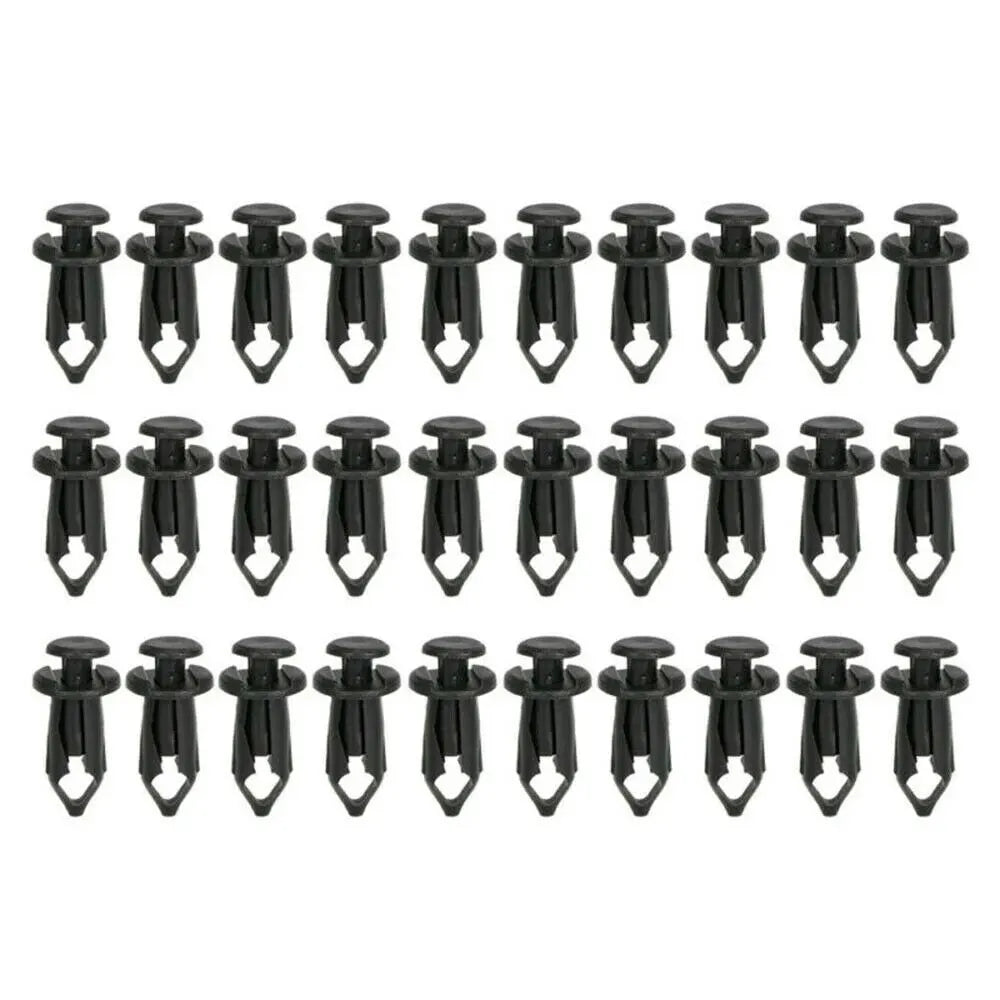 190pcs 6 Size Auto Fastener Clips Mixed Car Clips Retainer Rivet Door Panel Fender Liner Bumper Fender Trim Car Accessories