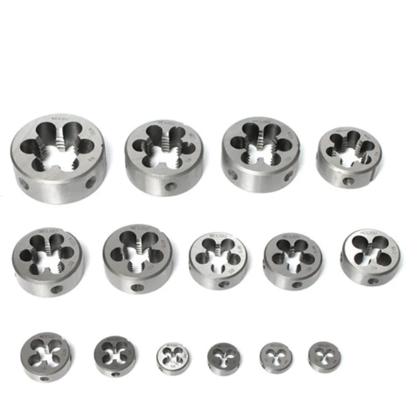 1pcs right-hand metric die M1-M12, machine and hand tools for machine tools and manual external thread tapping and repair