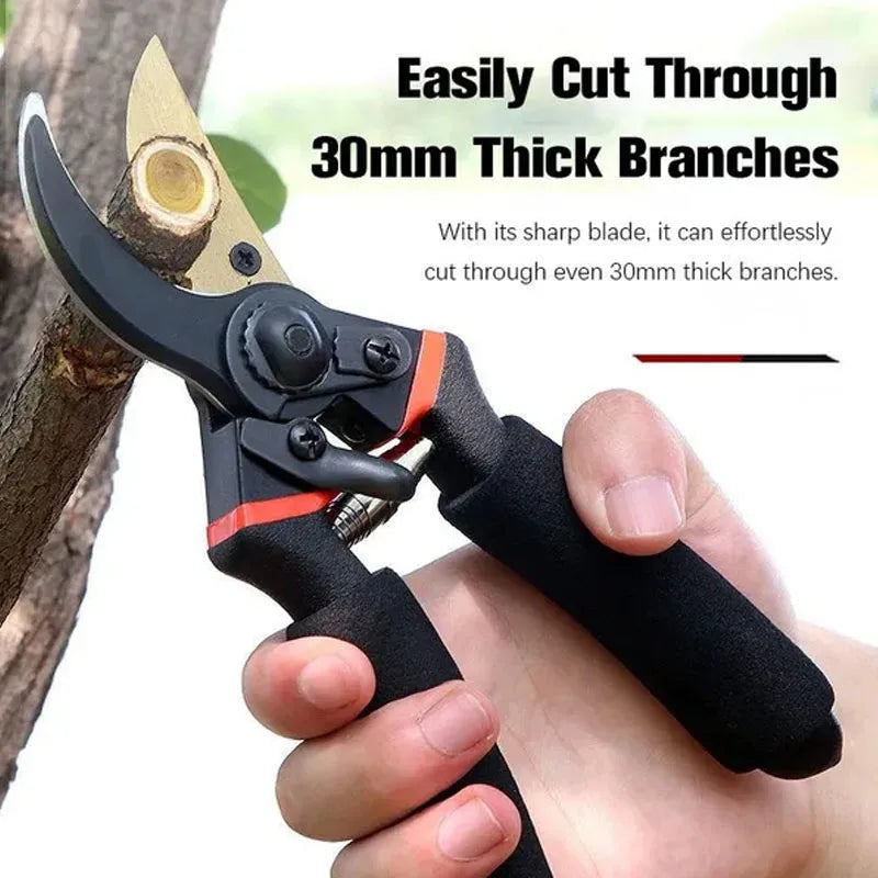 Garden Pruning Shears Plant Trim Horticulture Hand Pruner Shrub Garden Scissor Orchard Branch Shear Professional Pruning Tool