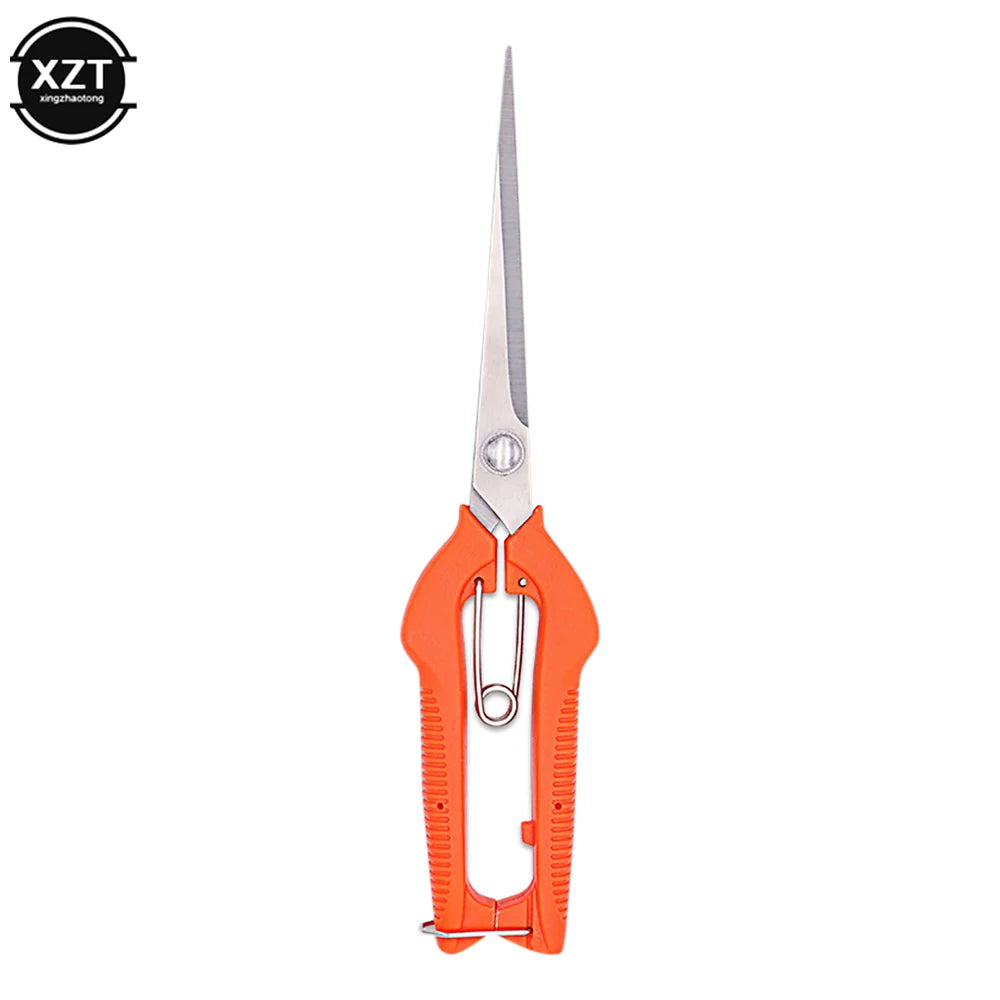 Plus Size Fruit Picking Scissors Stainless Steel Gardening Tool Scissors Fruit Picking Fruit Thinning Pruning Shears Hand Tools