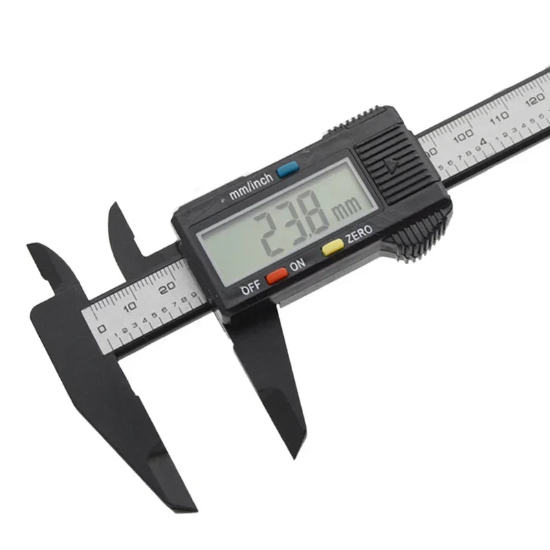 6inch Digital Vernier Calipers 0-150mm Lcd Electronic Caliper, Carbon Fiber Gauge, Height Measuring Tools Instruments Micrometer