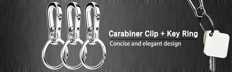 2/4/6 stücke Kürbis Schnalle Schlüsselanhänger Klettern Haken Edelstahl Auto Starke Karabiner Schlüssel Kette Metall Taille Hängen Schlüssel Ring Clips 