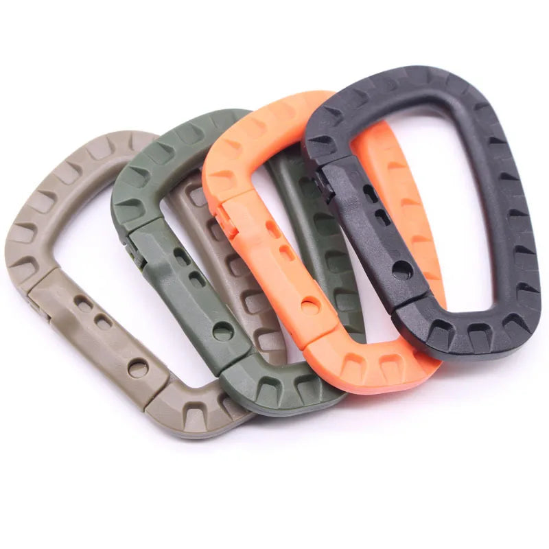 Outdoor Medium Tactical Carabiner ITW Molle Buckle Hook Backpack Molle System D Buckle Sports Camping Climbing Accessories