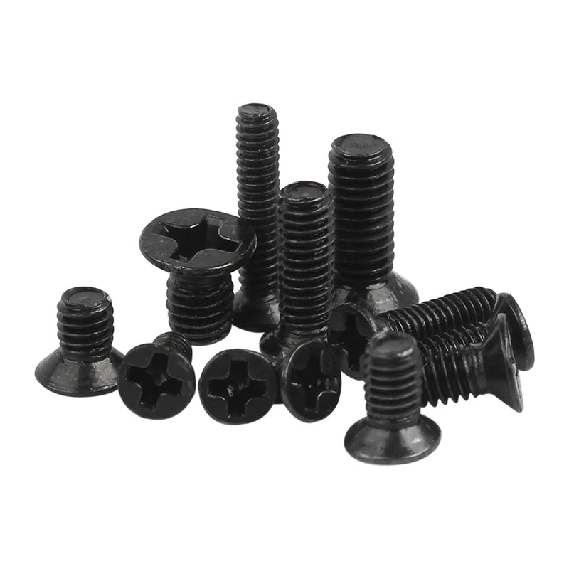 240pcs M2 M2.5 M3 Screw Set KM Machine Repair Screw Flat Head Phillips Drive Accessories for Computer Electronic Laptop Screws