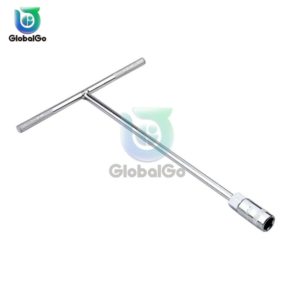 T-shaped Hand Tool Hex Socket Wrench 7mm 8mm 9mm 10mm 12mm 13mm 15mm 17mm Metric T-handle Wrench Extended T-Socket Wrench