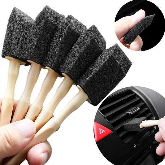 Car Air Conditioner Vent Cleaner Cleaning Brush Detailing Scrub Brush Outlet Wash Duster Dust Removal  Auto Interior Clean Tool - ToolFlx