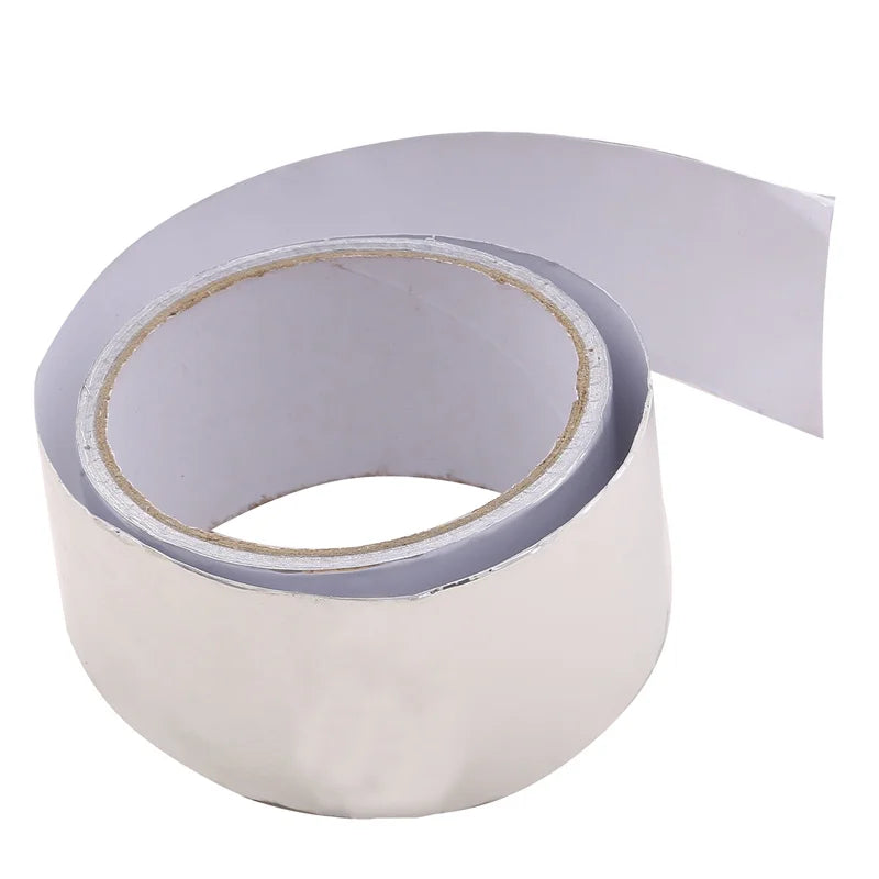 High Temperature Resistance Aluminum Foil Tape Kitchen Pipe Repair Tape Adhesive Sealing Foil Heat Insulation Leak Proof Tape