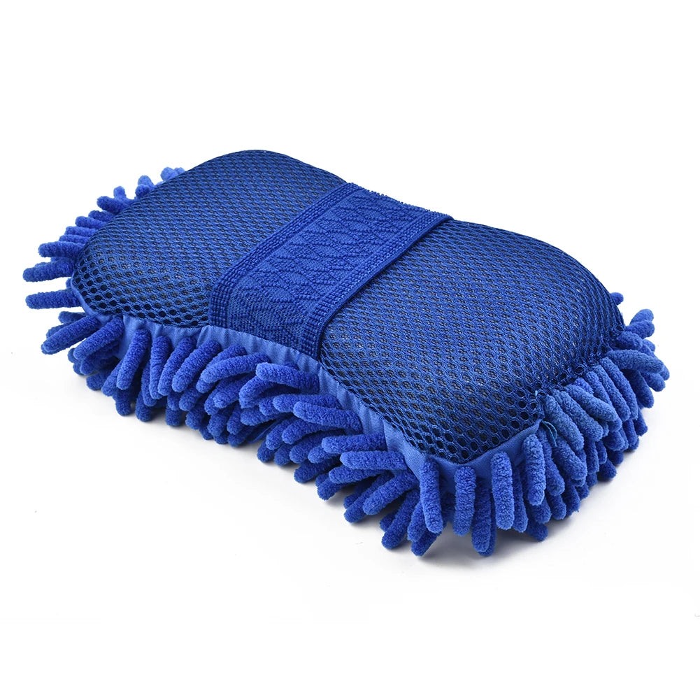 Car Cleaning Sponge Car Wash Care Washing Brush Pad Cleaning Tool Microfiber Polishing Dusting Scratch-free Washing Cars Floors