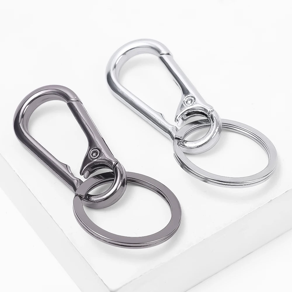 2/4/6 stücke Kürbis Schnalle Schlüsselanhänger Klettern Haken Edelstahl Auto Starke Karabiner Schlüssel Kette Metall Taille Hängen Schlüssel Ring Clips 