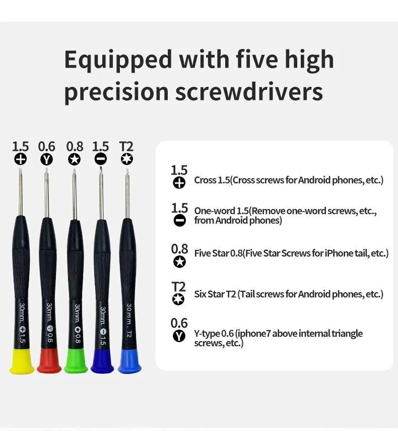 22 In 1 Multifunctional Disassembly Tool Mobile Phone iPad Laptop Screwdriver Maintenance Kit Repair Tools Opening Set For Hand - ToolFlx