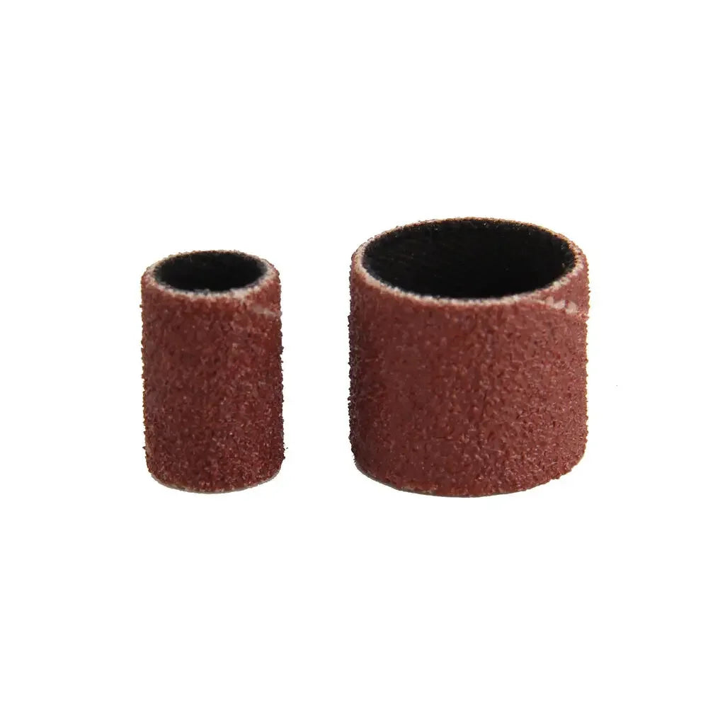 104PCS Box Sanding Bands Drum Abrasive Tools for Woodworking Sleeve Grit Mandrel Dremel Rotary Nail Polish Removal Accessories