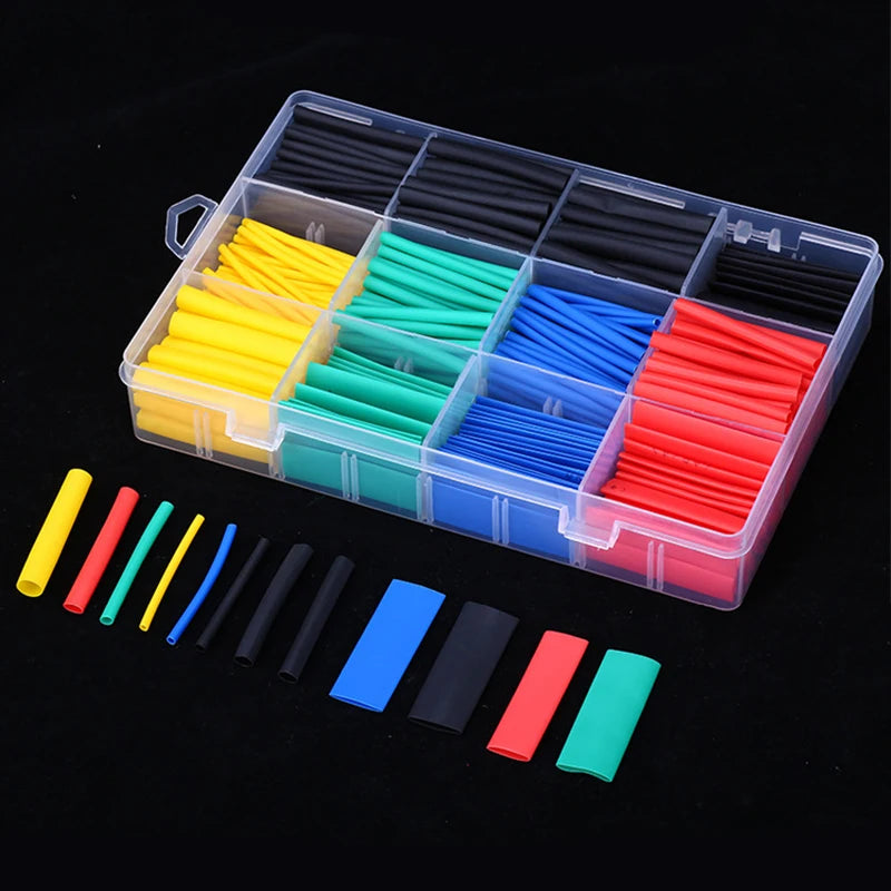 Heat-shrink Tubing Thermoresistant Tube Heat Shrink Wrapping Kit Electrical Connection Wire Cable Insulation Sleeved Protecter