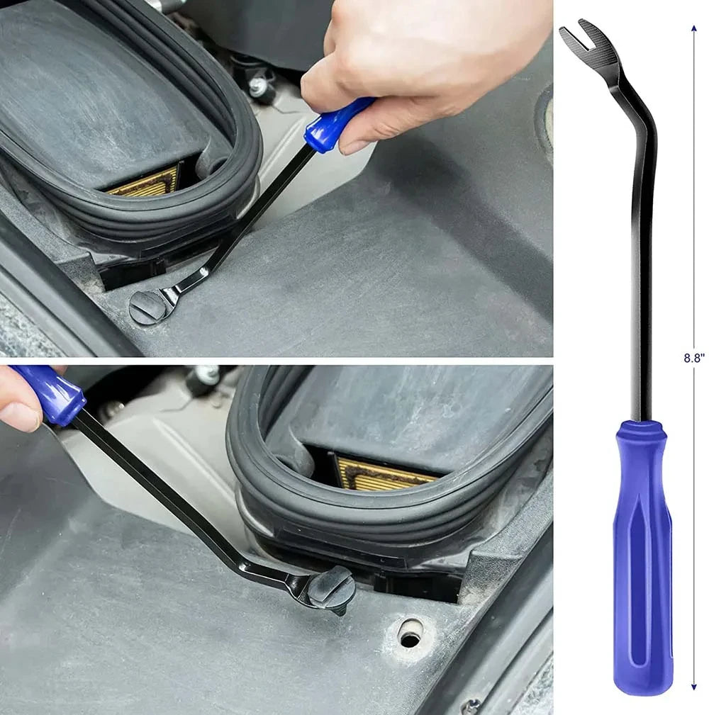 Auto Door Clip Panel Trim Removal Tool Car Audio Disassembly Kits Navigation Disassembly Installer Prying Automobile Nail Puller