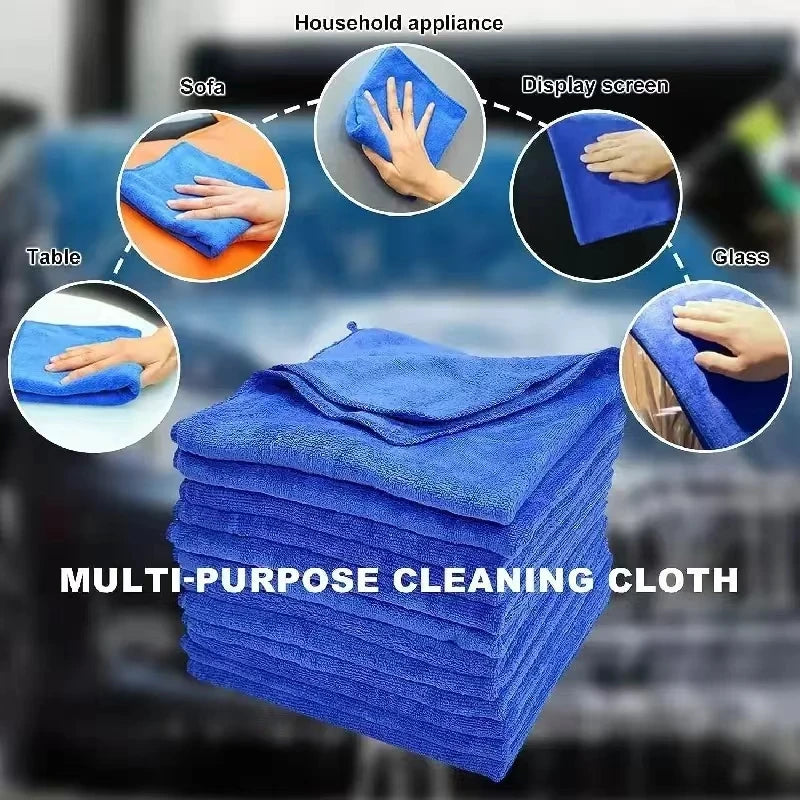 Microfiber Cleaning Cloths Lint Free Microfiber Cleaning Towel Cloths Reusable Cleaning Towels w/ Super Absorbent for Car Window