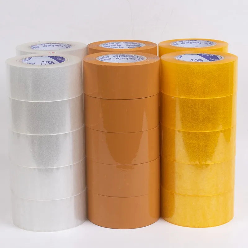 5 rolls of clear packaging tape, heavy duty packaging tape for shipping packaging mobile sealing, 45 yards per roll