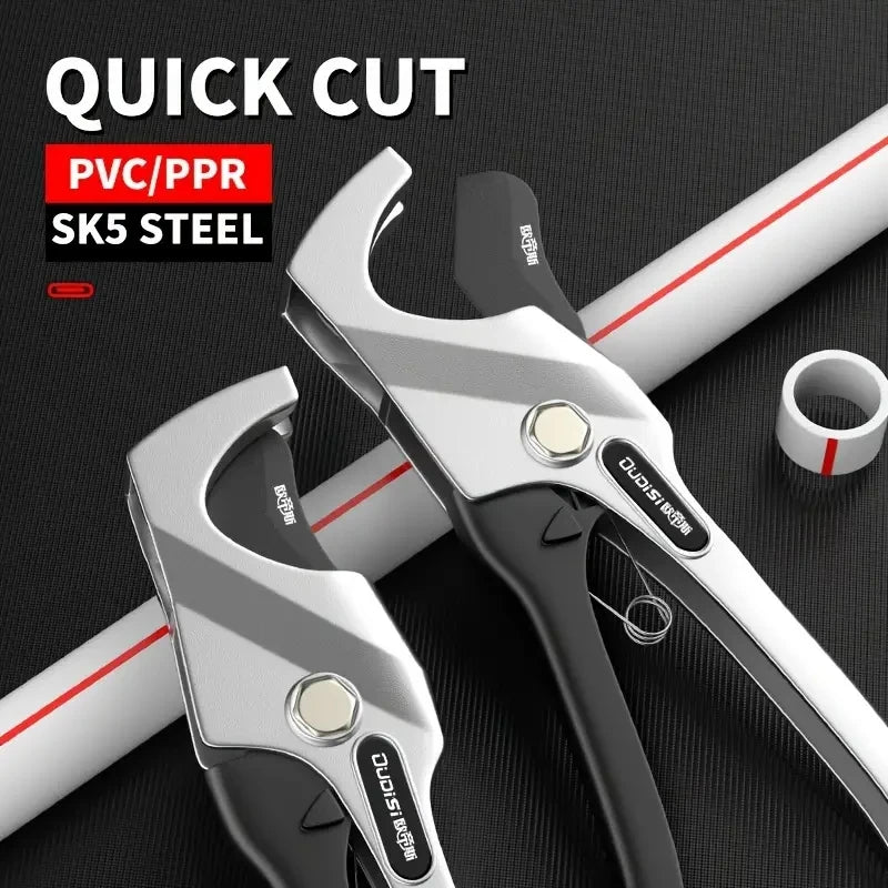 Multi-Purpose Pipe Cutter Non-Slip Water-Resistant Precision Cutting for Plastic & Rubber Tubing PVC Cutter Tool Hand Tools