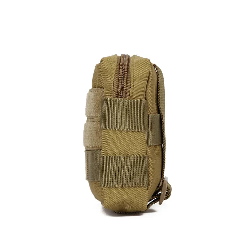 Sac banane tactique pour camping en plein air, porte-monnaie, porte-monnaie, sac à dos, sac pour téléphone, en nylon Molle, pour chasse 