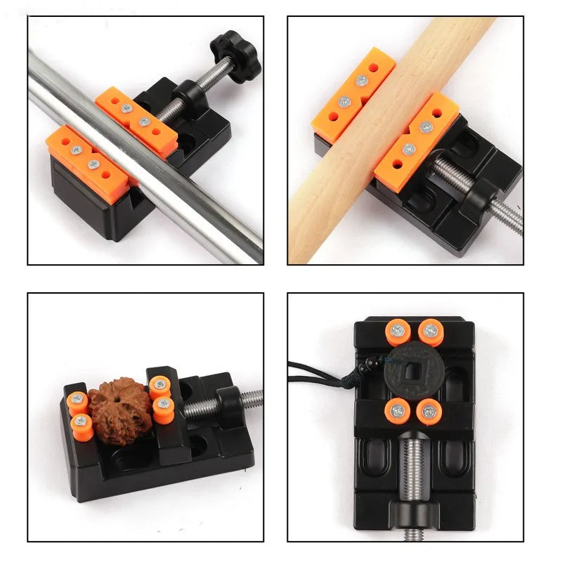 Mini Bench Clamp Universal Bench Clamp DIY Sculpture Tool Mini Drill Press Table Vise Fixing Small Parts Jewelry Watch