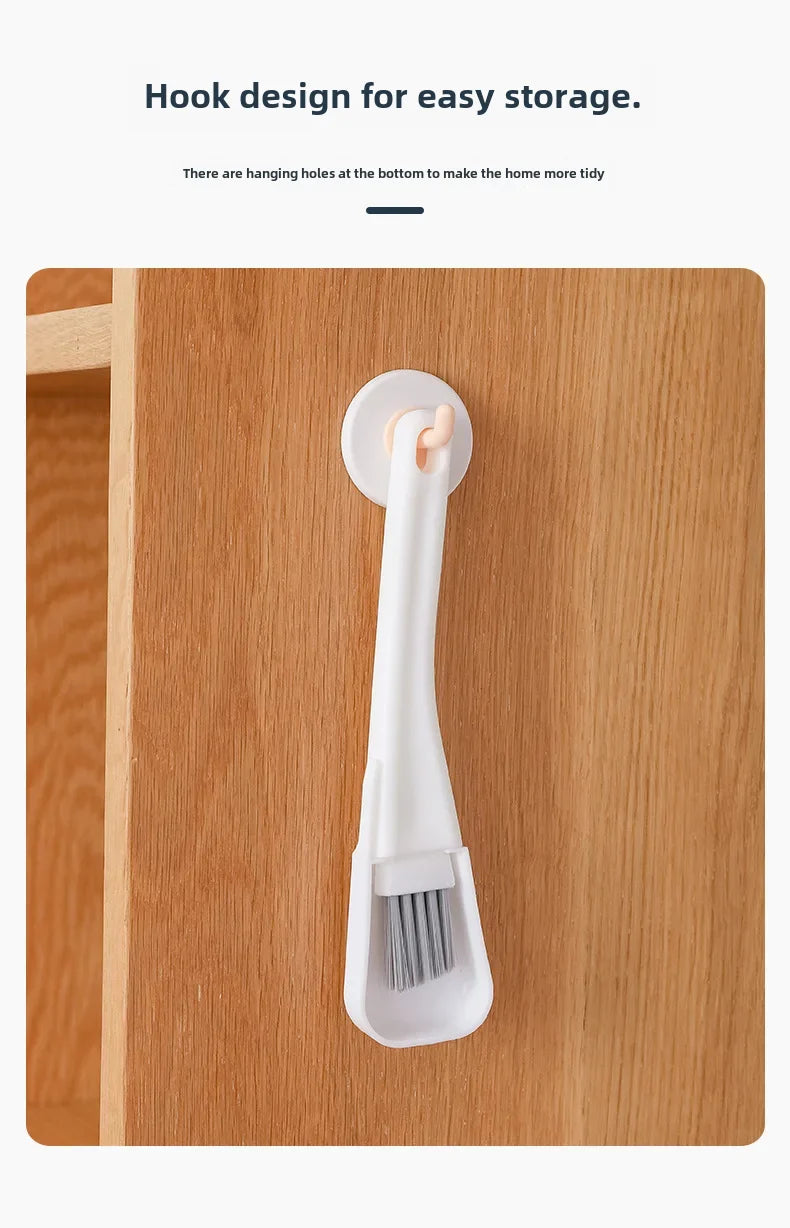 Household window groove cleaning brush multi-functional door and window groove tile gap cleaning brush hard bristle brush dea...