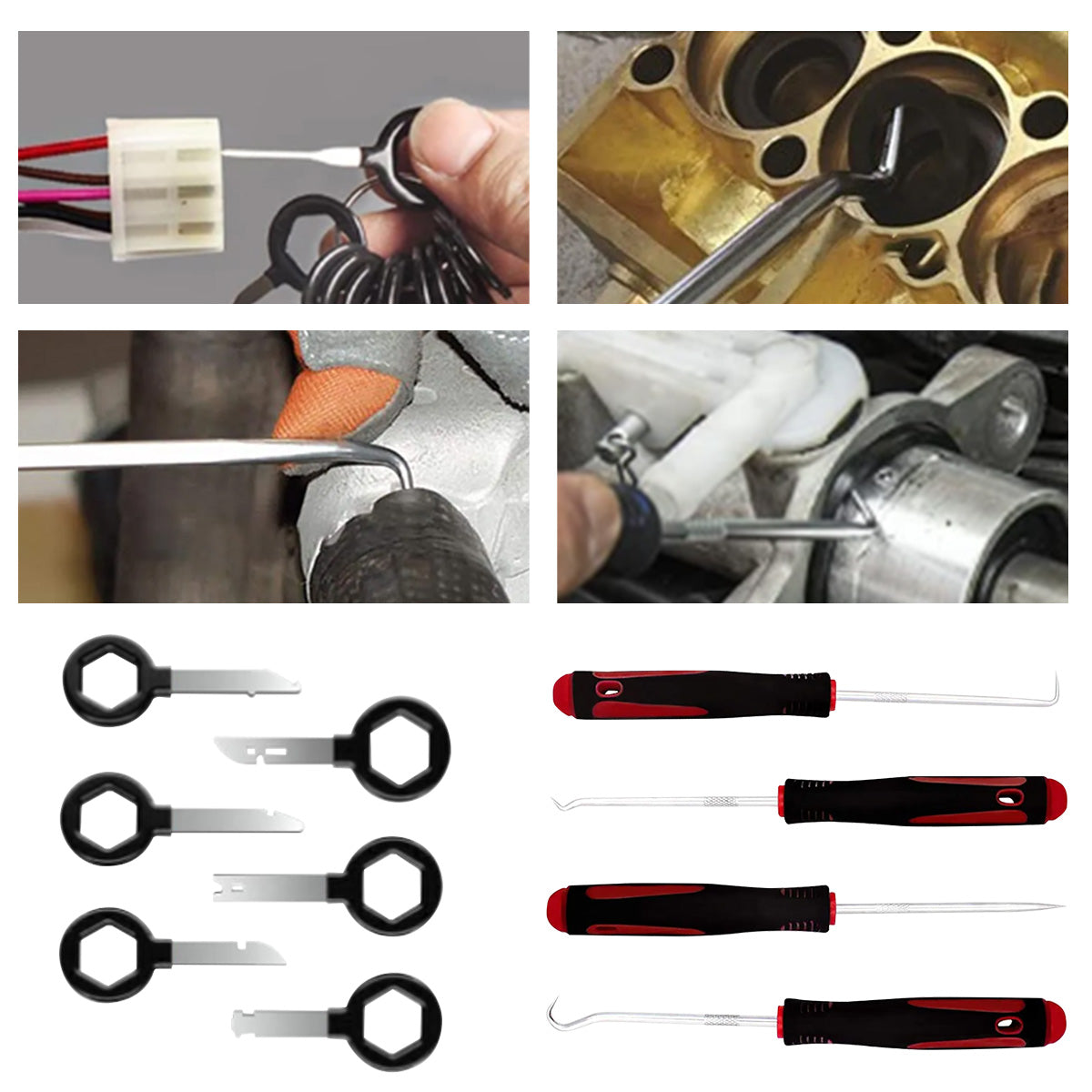 Car Tools Car Interior Disassembly Kit Panel Trim Removal Tool Car Plastic Dismantlers Hand Complete Case Tool